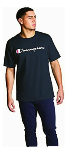 Playera Classic Jersey Graphic, Champion, Hombre, Color Navy-y06794 Gt23h