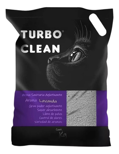 Arena Sanitaria Turbo Clean Aglutinante Aromas 4kg