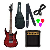 Guitarra Electrica Ibanez Grx70 Ampli Funda Cable Accesorios