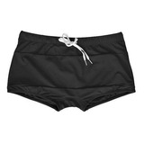 Short Tipo Bóxer Para Hombres Color Negro