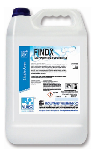 Limpiador De Superficies Multiusos / Findex / Vijusa / 5 Lt