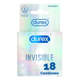Condones Durex Invisible Ultra Delgado 18 Unidades