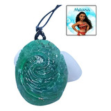 Colar Orgonite Infantil - Coração Te Fiti Moana Disney