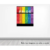 Vinil Sticker Pared 40 Cm. Lado Pride Modld0058