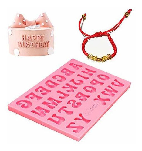 Molde - Molde De Silicona Para Fondant, Mini A-z, 26 Letras 