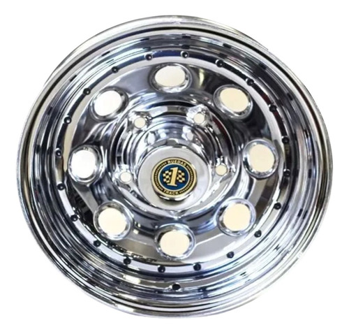 Llanta Modular Chevrolet 15x8 Chapa Cromada Bojanich