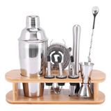 Set De Coctelera Bar Set, Kit De Barman De Acero Inoxidable,