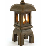 Vp Home Serenity Zen Pagoda Solar Powered Flickering Led Dec