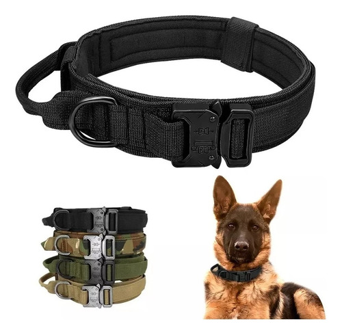 Collar Táctico Collares Para Perros Tácticos Ajustable Asa