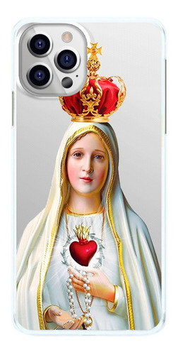 Capinha  Nossa Senhora De Fátima Coroa Capa De Celular