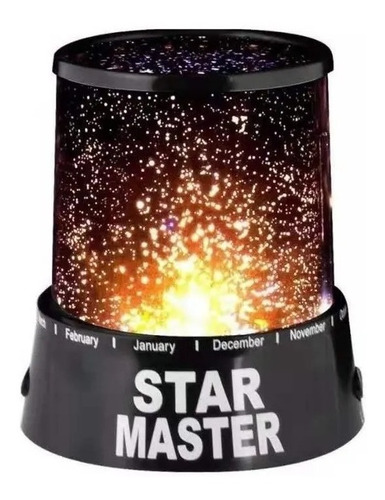 Lámpara Proyector Velador Estrellas Usb O Pilas Star Master