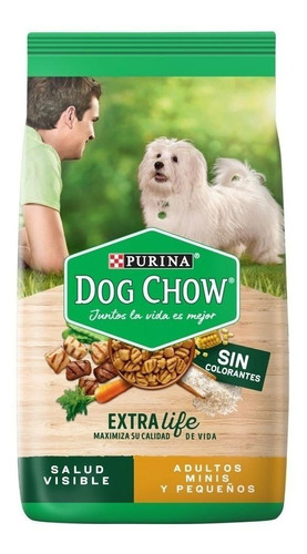 Alimento Dog Chow Salud Visible Sin Colorantes Para Perro Adulto De Raza Mini Y Pequeña Sabor Mix En Bolsa De 8 kg