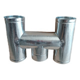 Zinguería Sombrerete H 4 Pulgadas (100mm) Chapa Galvanizada