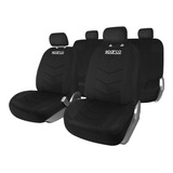 Set De Fundas Asientos Universal Negra Sparco