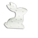 Luminária Decorativa Coelho Branco Fox Imports 1und