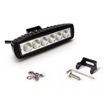 Faro Auxiliar Barra 6 Led Flood 18w 4x4 Moto Cuatri Potencia