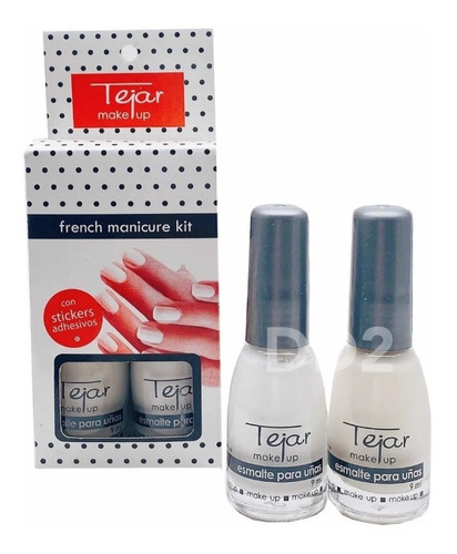 Kit Esmaltes Manicuria Para Francesita Tejar Uñas Esculpidas