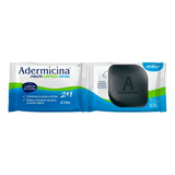 Adermicina Jabón De Limpieza Facial Con Carbón Activado