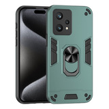 Funda Con Forma De Anillo Verde Para Realme 9 Pro