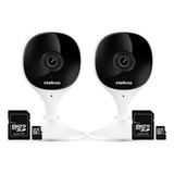 2 Câmeras Sem Fio Interna Wifi Imx C 1080p Intelbras 128gb