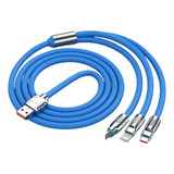 Cable Carga Rapida Multiple Usb-c Micro Usb Lightning 1.2mt