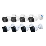 Kit 8 Camaras Bala 5mpx Dahua 4 Audio Wizsense Cctv