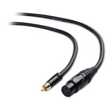 Cable Audio No Balanceado Rca A Xlr 3-pin Hembra| 1,8m Ne...