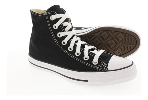 Tenis Converse Chuck Tayor Bota De Lona Negro Unisex M9160c