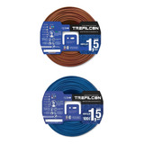 Cable Unipolar 1.5mm Trefilcon Pack 2 Rollos De 50m Cu