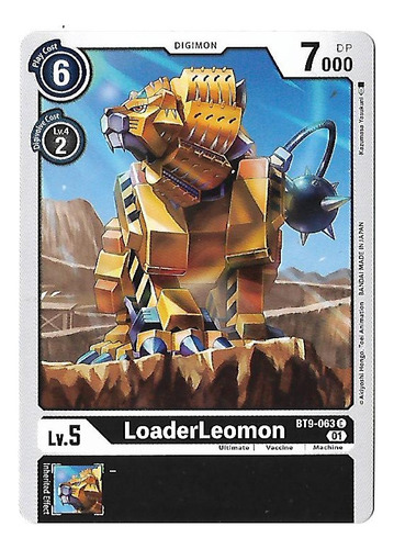Digimon Ccg Loaderleomon Bt9 Frete Incluso