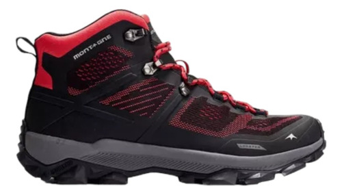 Bota Montagne Trekking Lorster Hombre Impermeable Rojo