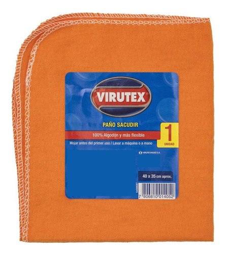 Paño De Sacudir Virutex 100% Algodón 45x35cm