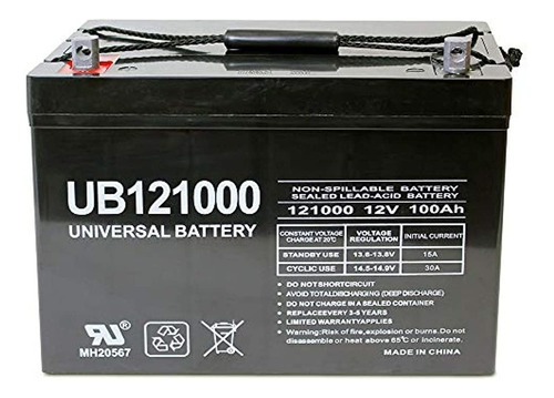 Universal Ub121000-45978 Batería Agm De Ciclo Profundo De 10