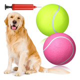 Paquete De 2 Pelotas De Tenis Grandes Para Perros De 9.5 Pul