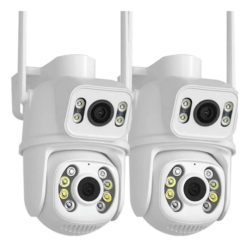 Combo 2 Cámaras Ptz Robótica Ip Wifi 2k Fullhd 1440pexterior