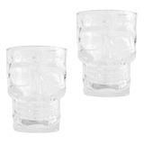 Vasos Cerveceros Set 2 Pzas 540ml Calavera Colores