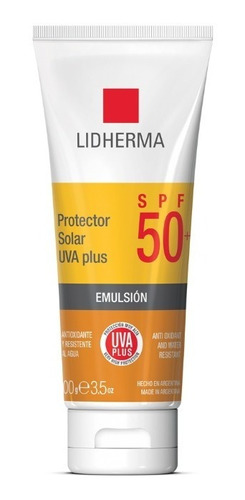 Lidherma Protector Solar Factor 50spf Uva Plus Sin Color