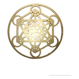 Metatron Cubo 30 Cms  - Geometría  Sagrada -dorado