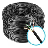 Cabo Lan F/utp Cat5e 24 Awg Dupla Capa Blind 100m 100% Cobre