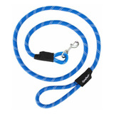 Correa Resistente Para Perro 1.5mt Color Azul