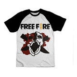 Camiseta Free Fire Caveira