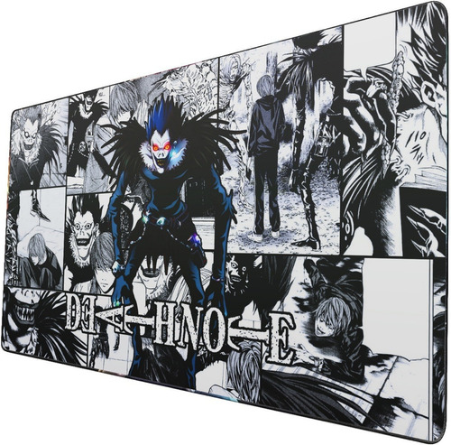 Mouse Pad Grande Death Note Diseño Manga Anime Arte 30x70cm