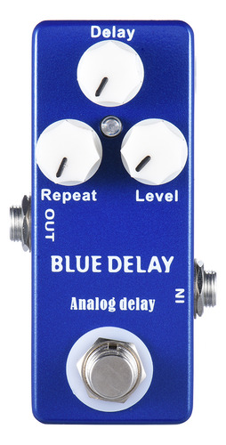 Pedal De Efectos De Guitarra Mosky Mini Deep Blue Delay