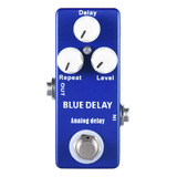 Pedal De Efectos De Guitarra Mosky Mini Deep Blue Delay