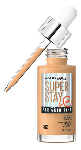 Superstay | Base De Maquillaje + Vitamina C | 24h Skin Tint Tono 312 Medium With Warm