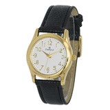 Relógio Champion Feminino Dourado Social Cn28044b