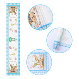 Decoração De Páscoa Blue Easter Bunny Table Runner