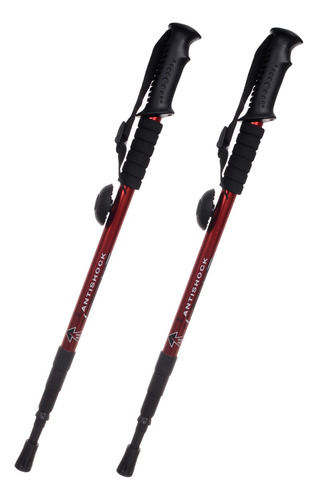 Baston De Trekking X 2 Mango Recto Telescopico Antishock 