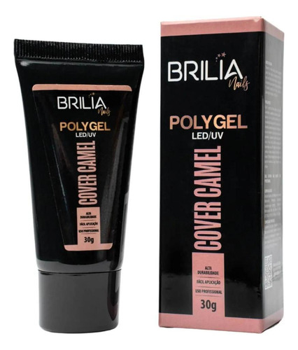 Brilia Nail Polygel Cover Camel 30g