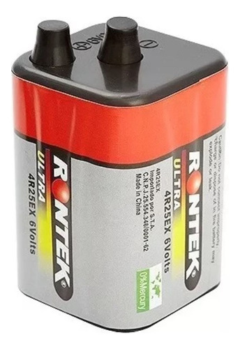 Bateria 6v 5ah 941 Rontek - 4r25ex Rt4r25-01 - 12 Peças 